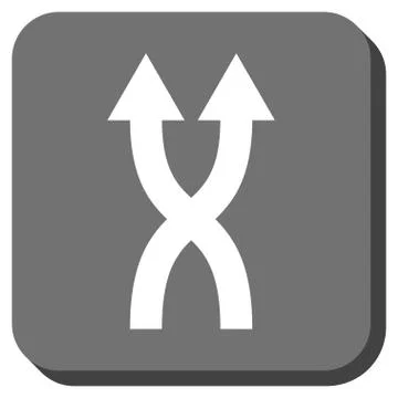 Shuffle Arrows Up Rounded Square Vector Icon イラスト素材