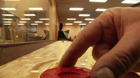Shuffle Board POV Stockbeeldmateriaal 8924109