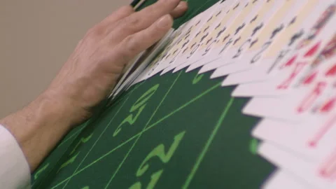 Shuffle Cards Laowa Stock Footage 219642865