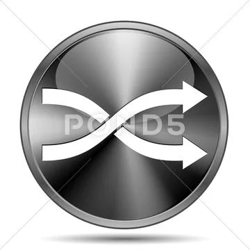 Shuffle icon Stock Illustration