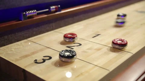 Shuffleboard 2 of 2 Stock Footage 50858142
