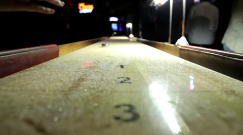 Shuffleboard table Video stock 36716876