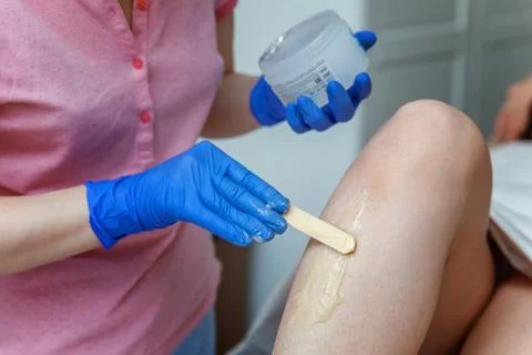 Shugaring close up Stock Photos