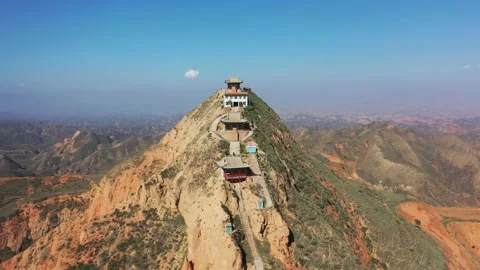 Shuping Danxia of Lanzhou Video stock 151615569