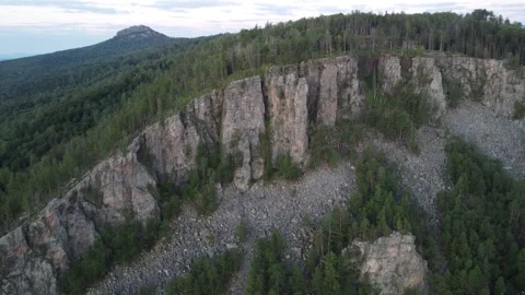 Shurale's teeth, (Aigir rocks) Stock Footage 250151919