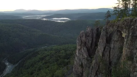 Shurale's teeth, (Aigir rocks) Stock Footage 250152044