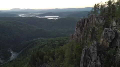 Shurale's teeth, (Aigir rocks) Stock Footage 250152084