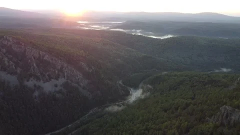 Shurale's teeth, (Aigir rocks) Stock Footage 250152345