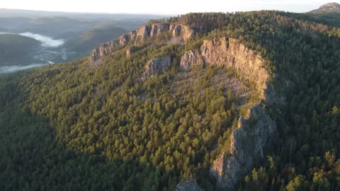 Shurale's teeth, (Aigir rocks) Stock Footage 250153002
