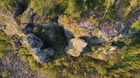 Shurale's teeth, (Aigir rocks) Stock Footage 250153428