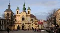 Сhurch of the Blessed Virgin Mary in Ivano-Frankivsk city, Ukraine HD Footage
