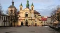 Сhurch of the Blessed Virgin Mary in Ivano-Frankivsk city, Ukraine HD Footage