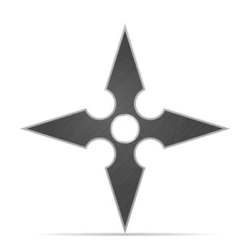 Shuriken Illustrazione stock