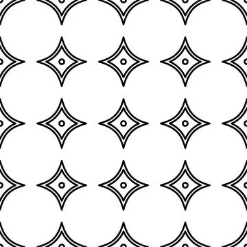 Shuriken seamless pattern vector illustration Stock Illustration