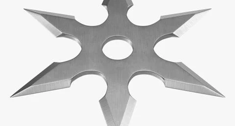 Shuriken Six Point 3D Model ~ 3D Model #90891992 | Pond5