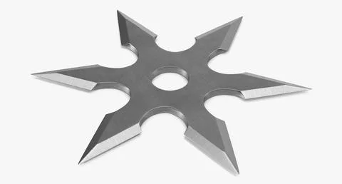 Shuriken Six Point 3D Model ~ 3D Model #90891992 | Pond5