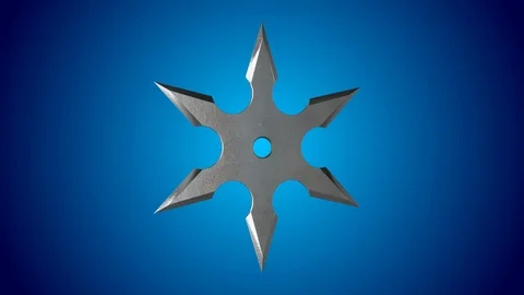 Shuriken spin loop Stock-Footage 87486640