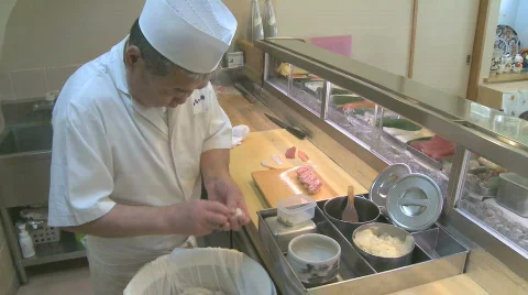 Shushi restaurant Video stock 587742