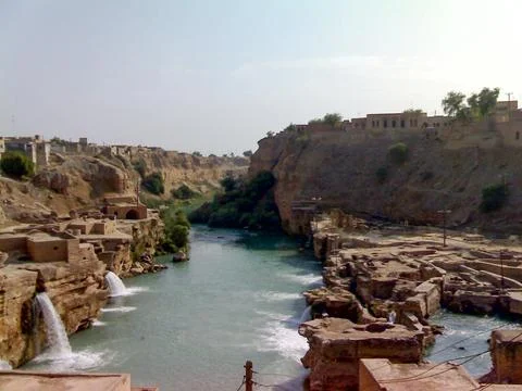 Shushtar waterfall Stock Photos