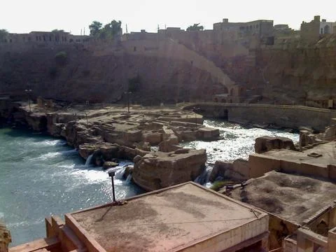 Shushtar waterfall Stock Photos