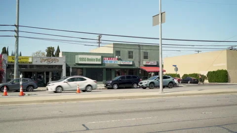 A Shut Down Small Business With A For Lease Sign Stock Footage 151183653