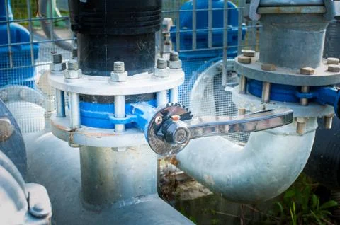 Shut-off valve Stock Photos