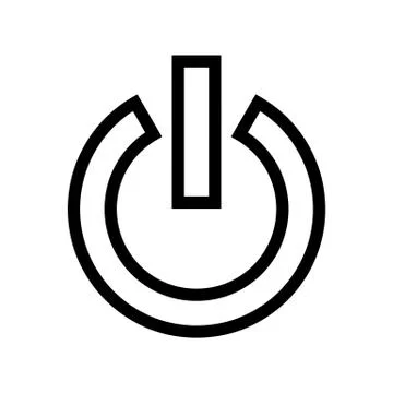 Shutdown Icon Stock Illustration