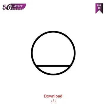 Shutdown vector icon. Best modern, simple, isolated, flat icon for website de Stock Illustration