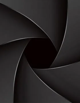 Shutter aperture illustration Stock Illustration