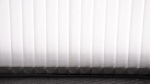 Shutter curtain against sun light on window Stock Footage 52462836