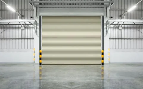 Shutter door factory 库存照片
