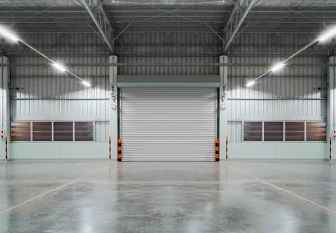 Shutter door factory Stock Photos
