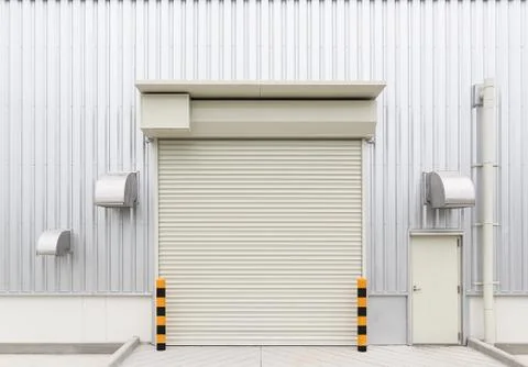 Shutter door factory 库存照片