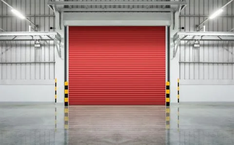 Shutter door factory 库存照片