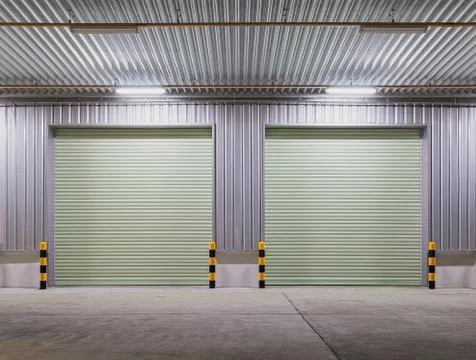 Shutter door night 库存照片