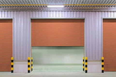 Shutter door night Stock Photos