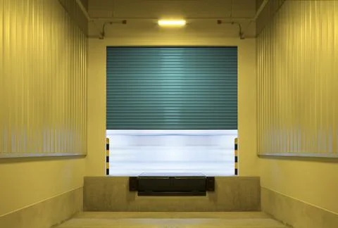 Shutter door night 库存照片