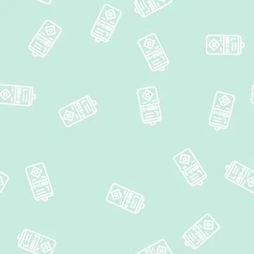 Shutter release remote control line vector seamless pattern 스톡 일러스트