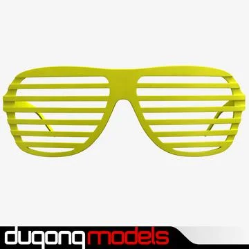 Shutter Shade Sunglasses 3D Model