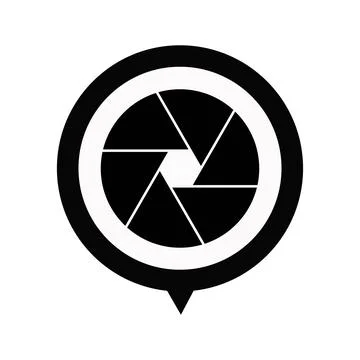 Shutter vector thin line icon. High quality black style vector icons Stock Illustration