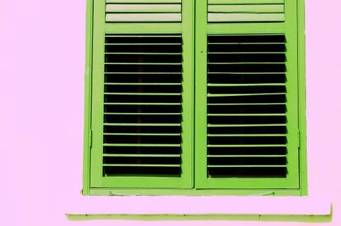 Shutter window 스톡 사진