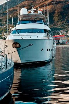 Shutterboat on the quay. Stock Photos