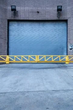 Shuttered Gate Stock Photos