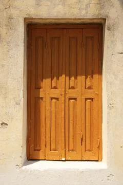 Shuttered window Stock Photos