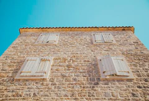 Shutters in the house Stock Photos
