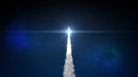 Shuttle launch Stock Footage 883493