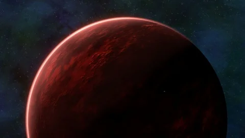 A Shuttle is Leaving Planet MA-18V-a - V2GBL - 25 FPS Stock Footage 93740543