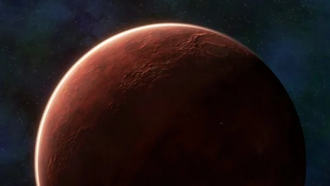 A Shuttle is Leaving Planet MA-18V-a - V1MGBL - 25 FPS Stock Footage 109116208