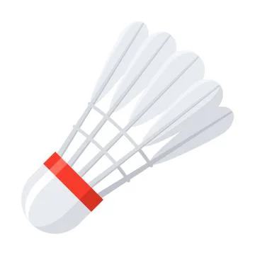 Shuttlecock for Badminton Stock Illustration