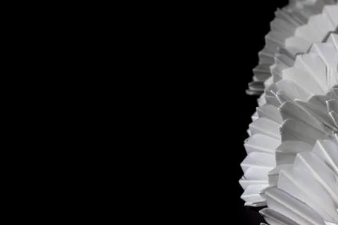Shuttlecock on a black background. Foto stock